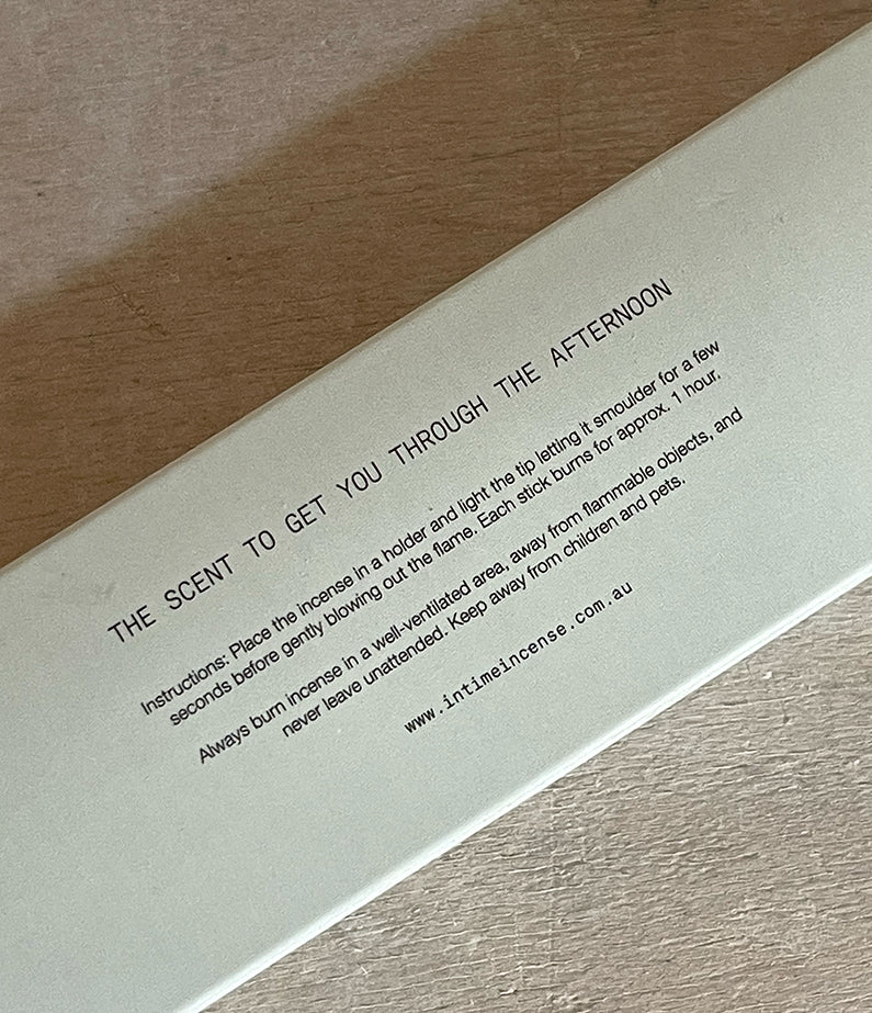 2pm Recharge Incense by In Time Incense