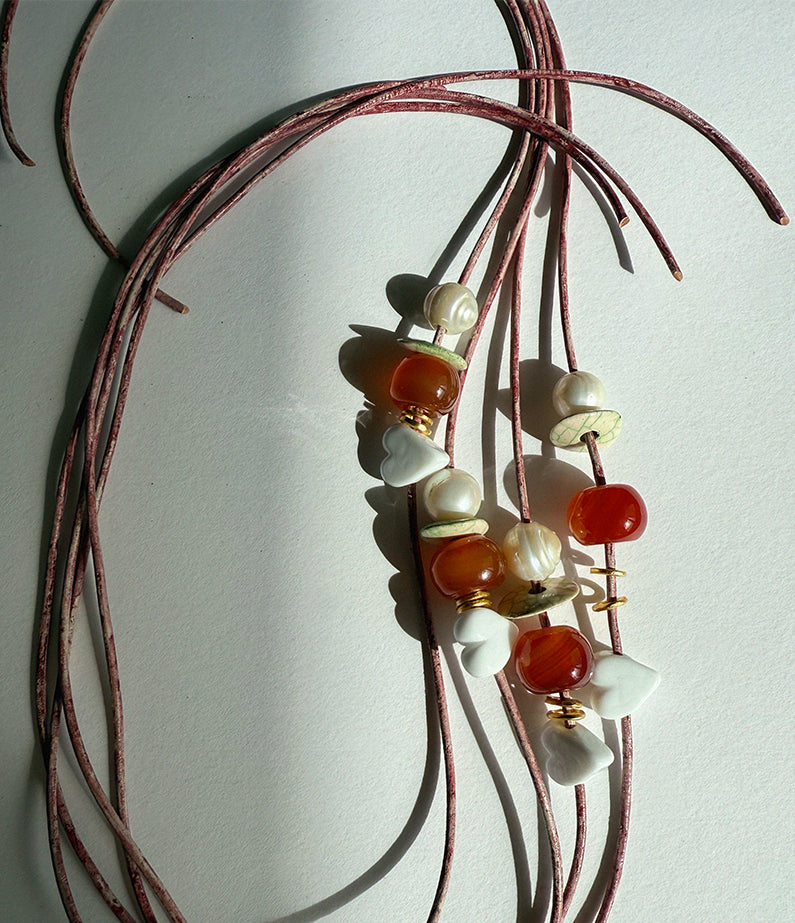 A+Co x hencla – Series IV Paradise Leather Necklace No.1