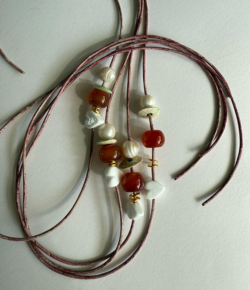 A+Co x hencla – Series IV Paradise Leather Necklace No.1