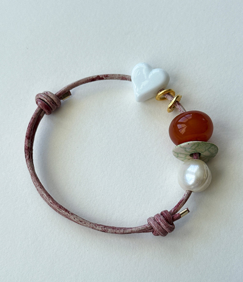 A+Co x hencla – Series IV Paradise Leather Bracelet no.3