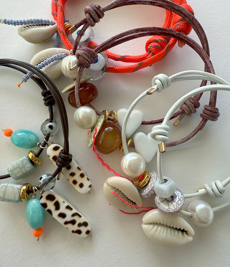 A+Co x hencla – Series IV Paradise Leather Bracelet no.2