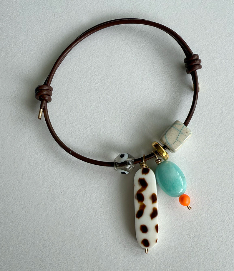A+Co x hencla – Series IV Paradise Leather Bracelet no.1