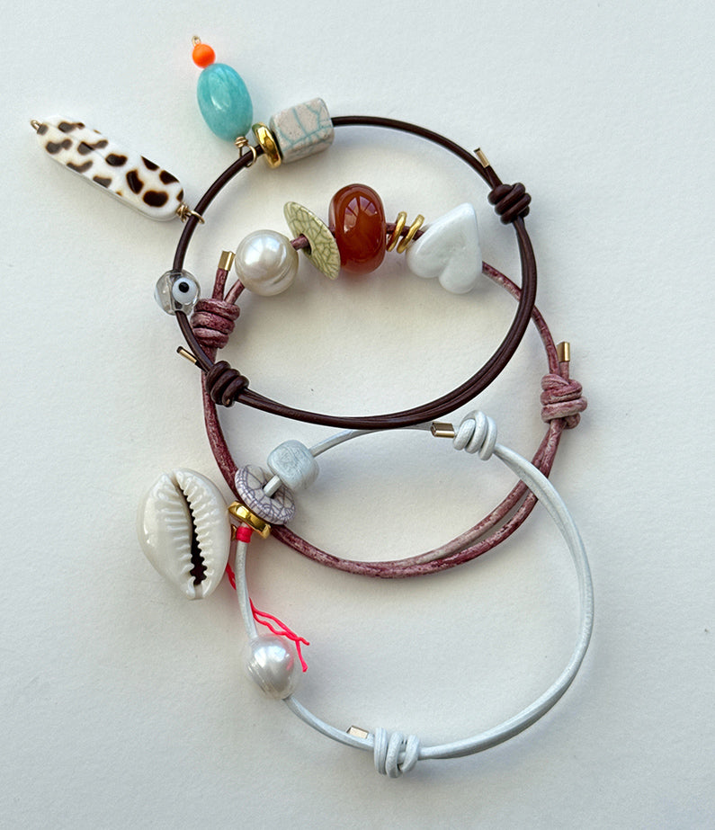 A+Co x hencla – Series IV Paradise Leather Bracelet no.2