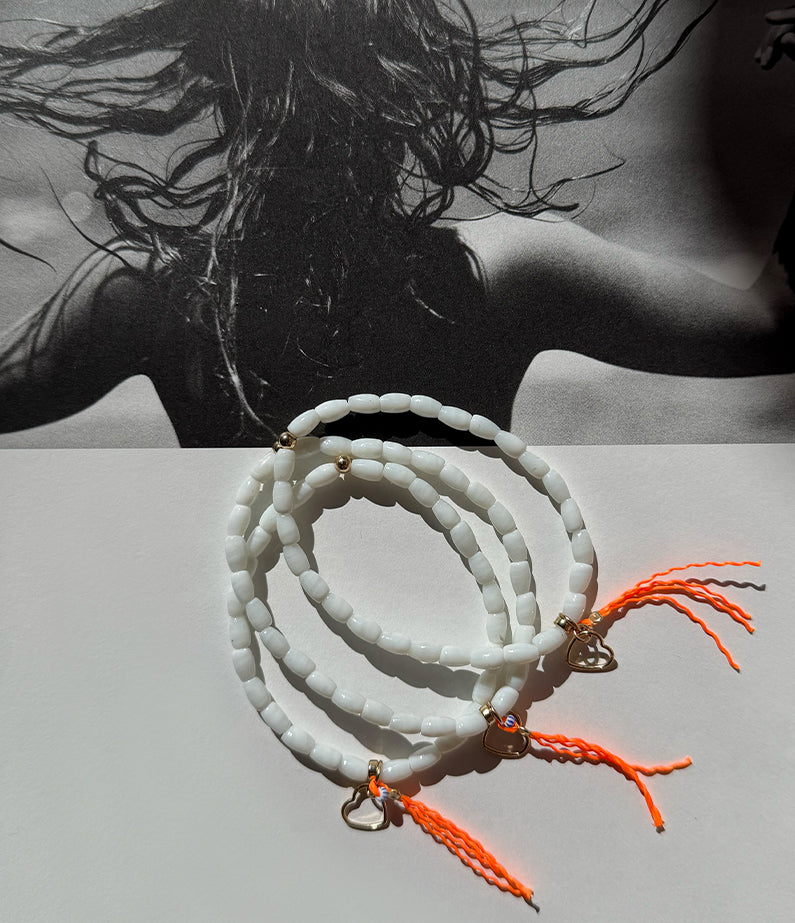 A+Co x hencla – European Summer '26 Love Seed Bracelets