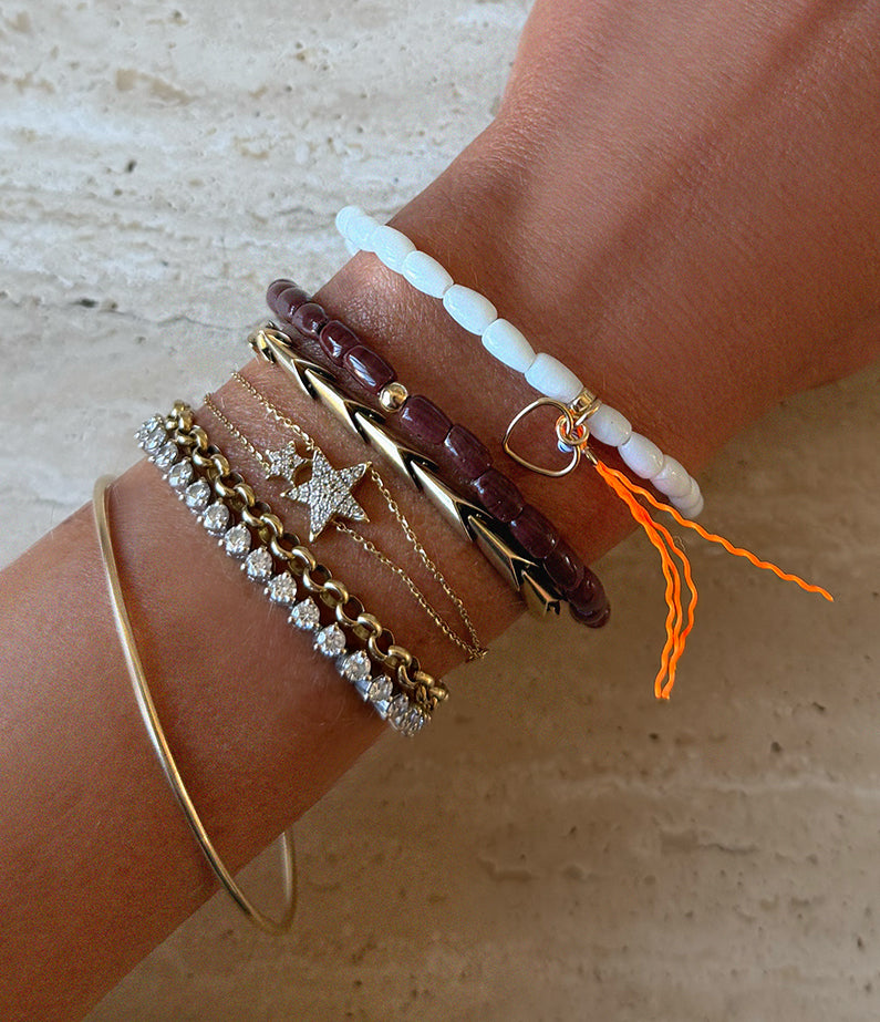 A+Co x hencla – European Summer '26 Love Seed Bracelets