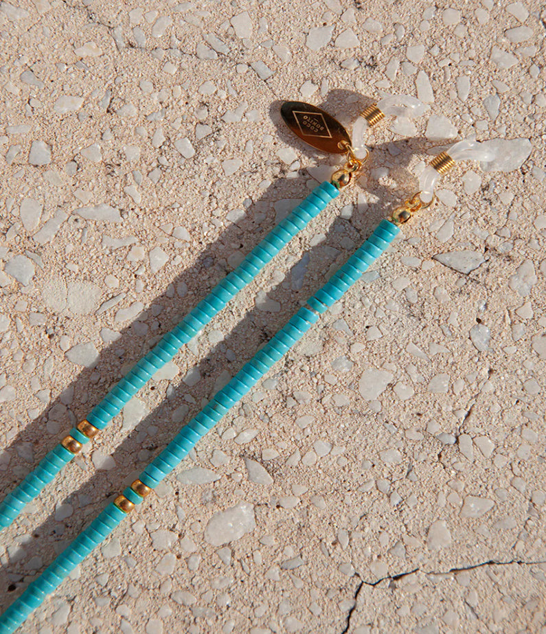 Isla Turquoise Sunglasses Chain by Coco Bonito