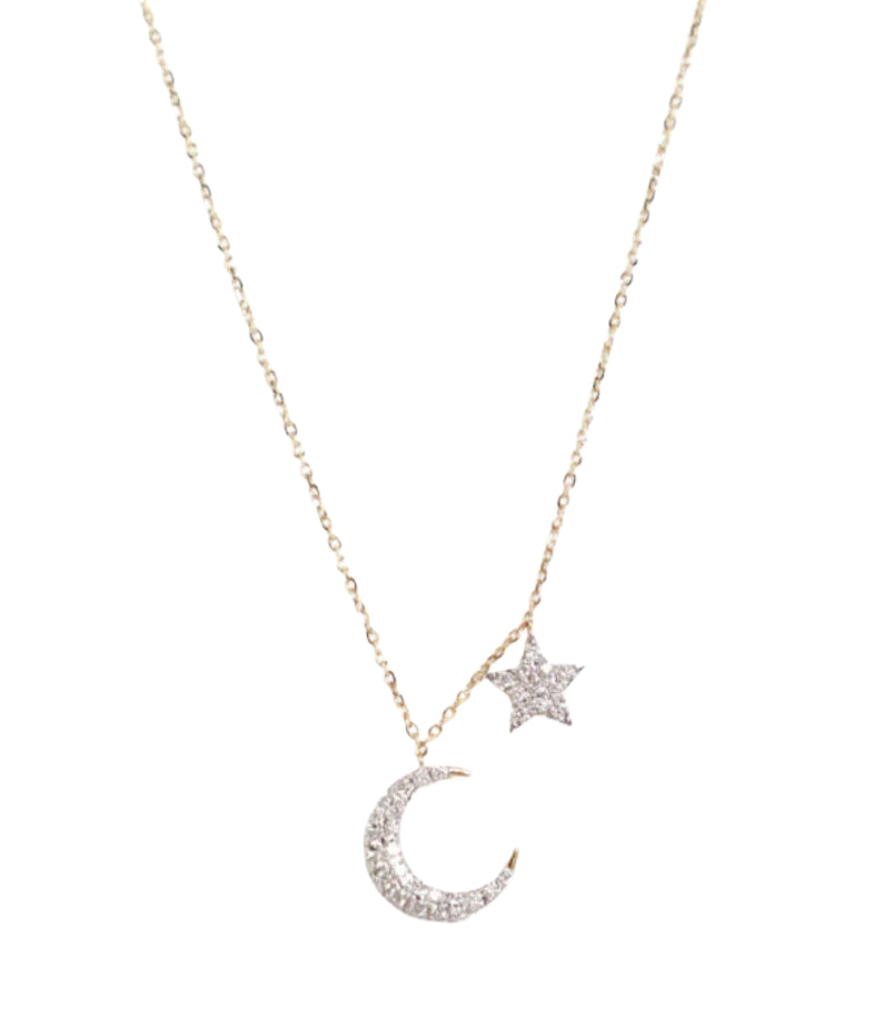 Asteria Necklace Yellow Gold – Constellate by Lisa Sinclair