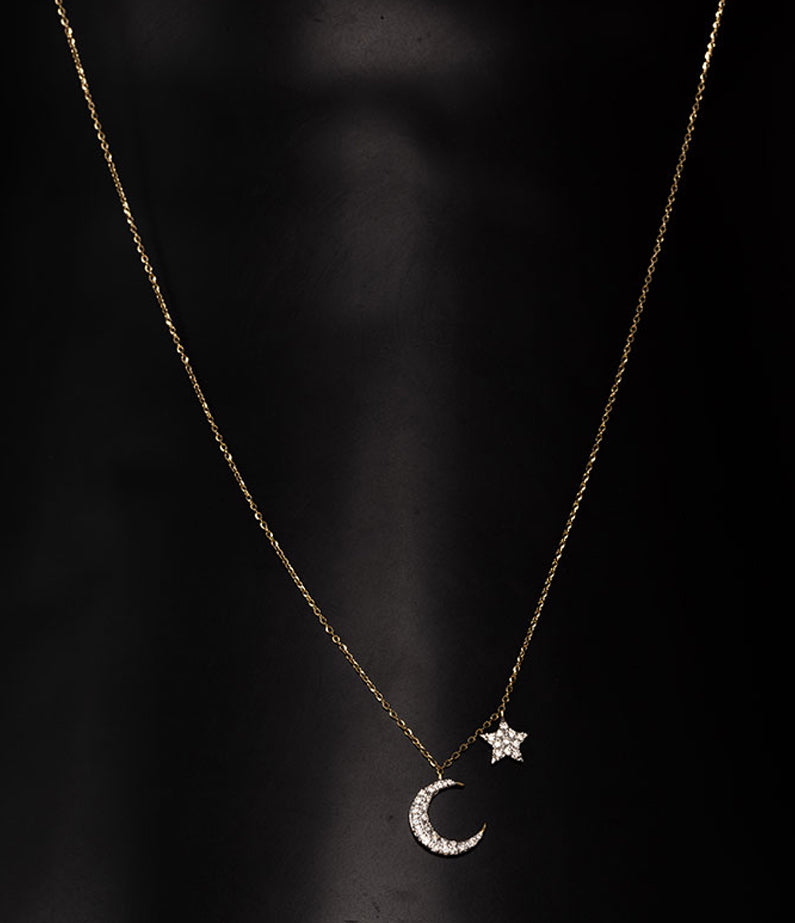 Asteria Necklace Yellow Gold – Constellate by Lisa Sinclair