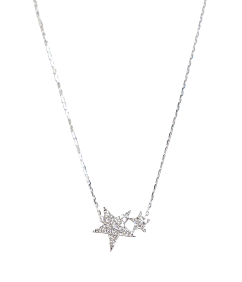 Hera Necklace White Gold – Constellate by Lisa Sinclair