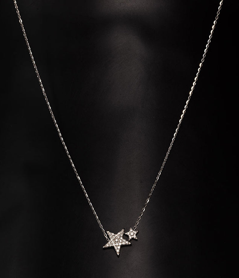 Hera Necklace White Gold – Constellate by Lisa Sinclair