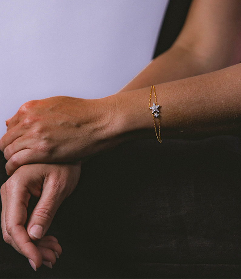 Lucina Bracelet Yellow Gold – Constellate by Lisa Sinclair