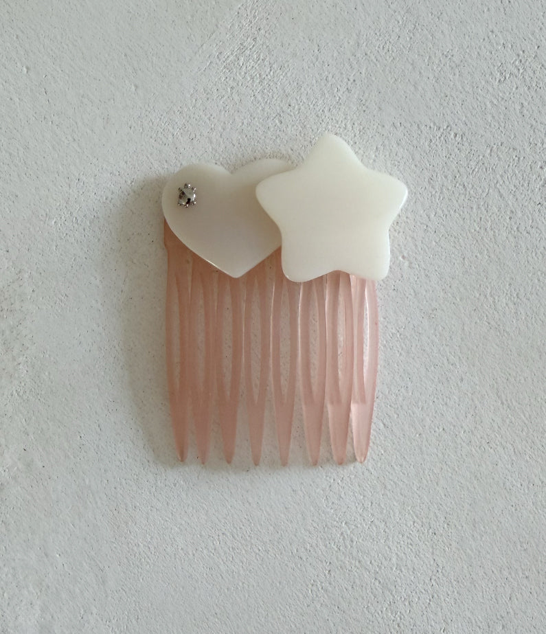 Turtle Story Dreamy Side Comb - Strawberry Milk