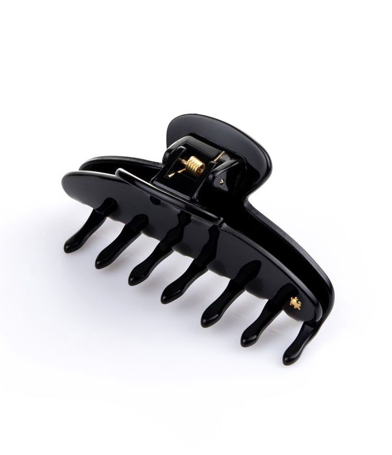Turtle Story Hair Jaw - Glossy Black colour