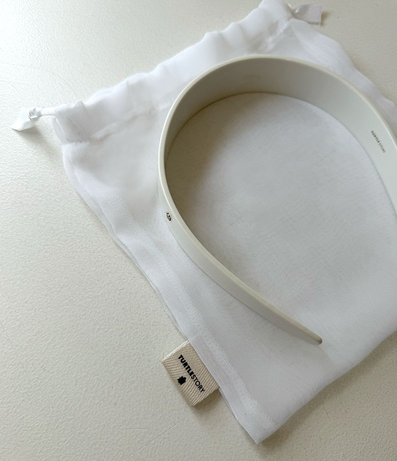 Turtle Story Josephine Headband - Off White