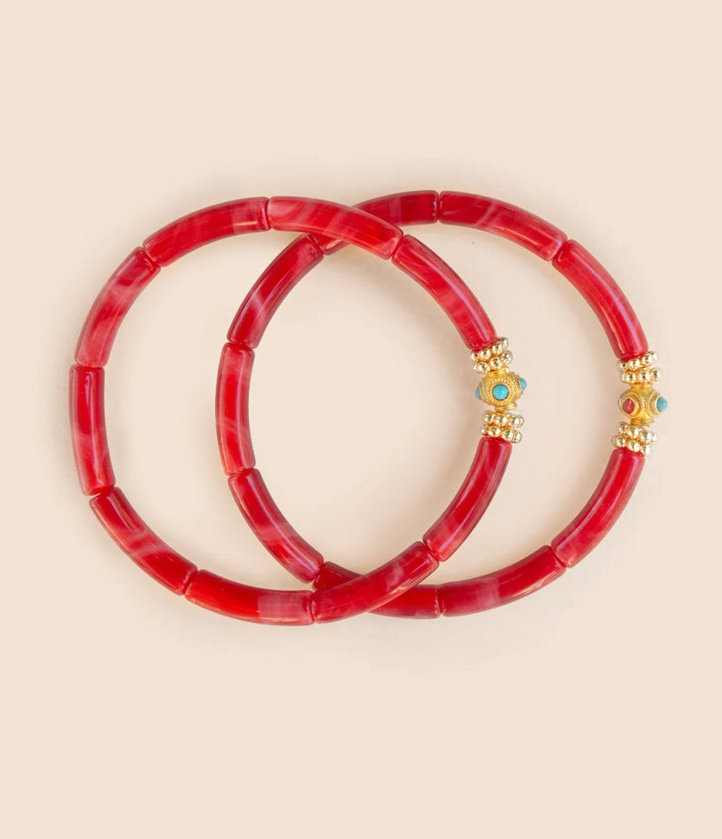 Mini Léo – Red by Wearing Juhu *Pre-order for late August Delivery*