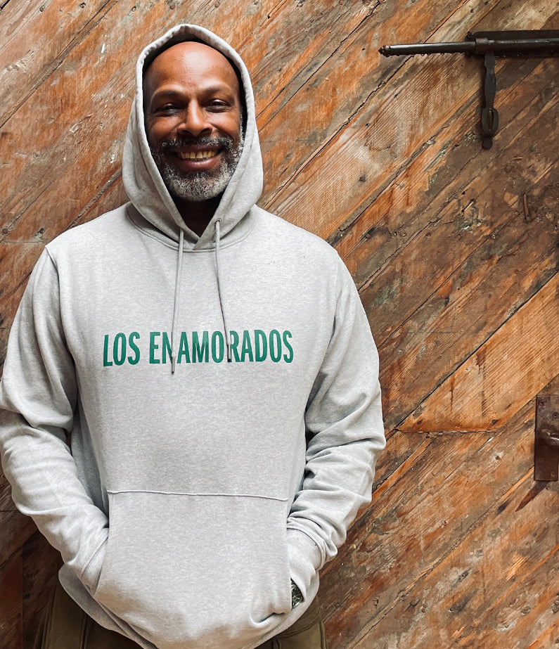 los enamorados hoodie – grey