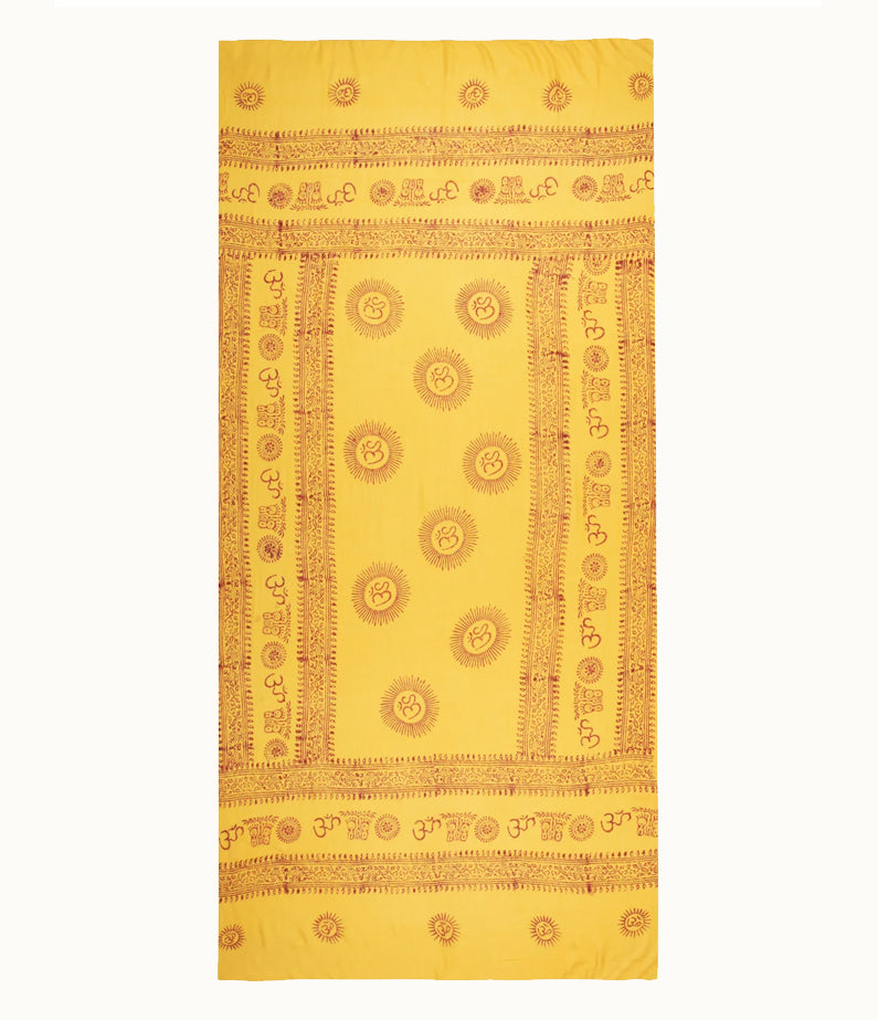 Snakes and Shanti OM Sarong – Lemon