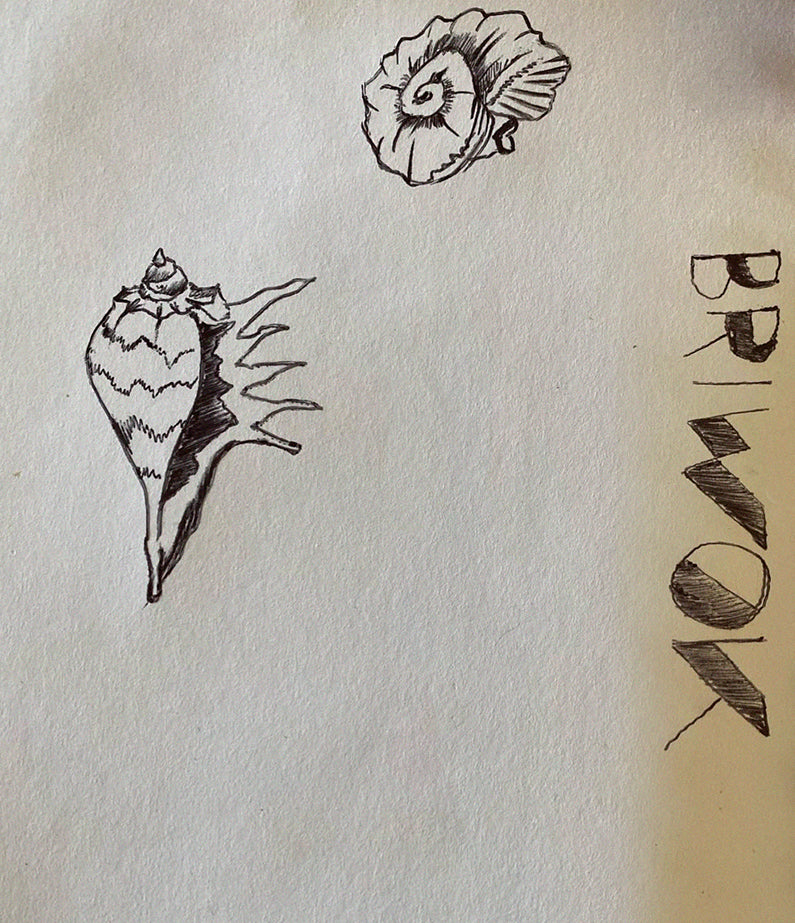 silver-plated spike shell earrings by briwok
