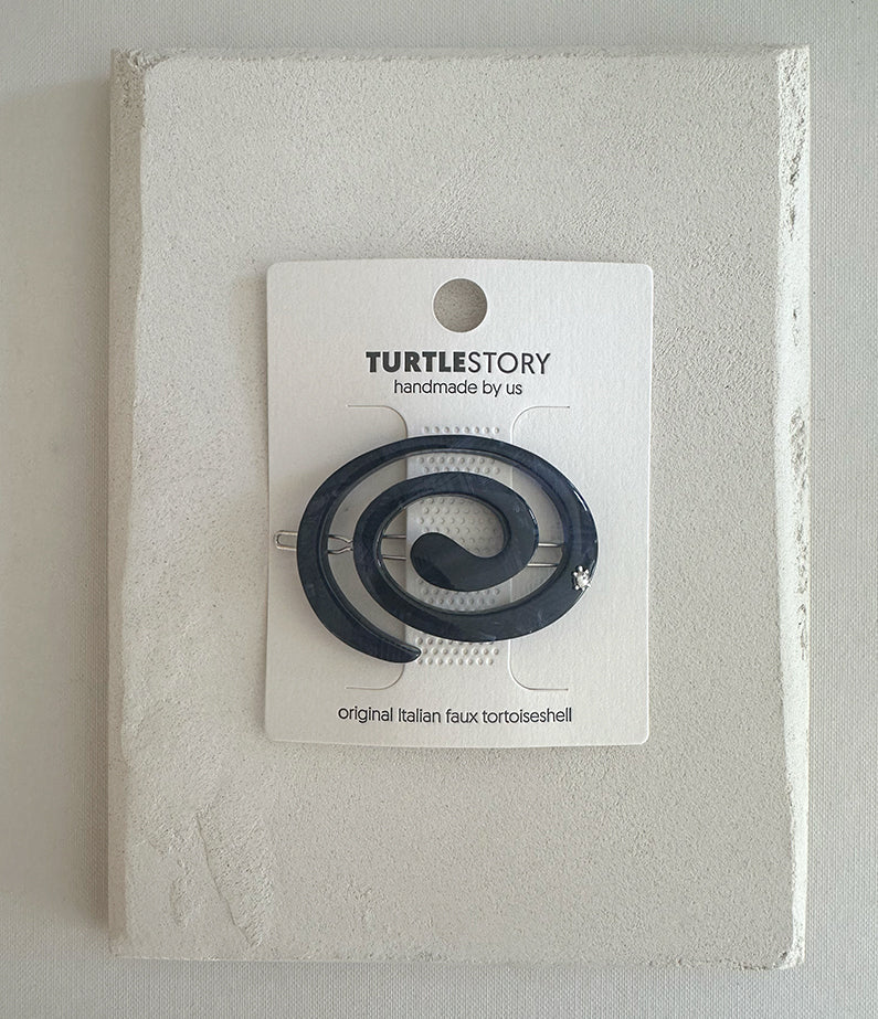 Spiral Clip Small - Evening Blue