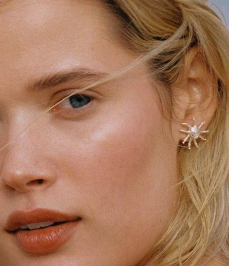 tangalooma sun stud silver earrings by briwok