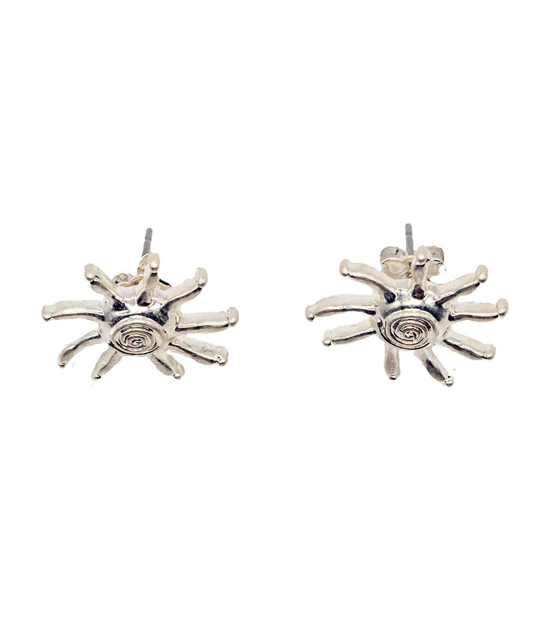 tangalooma sun stud silver earrings by briwok