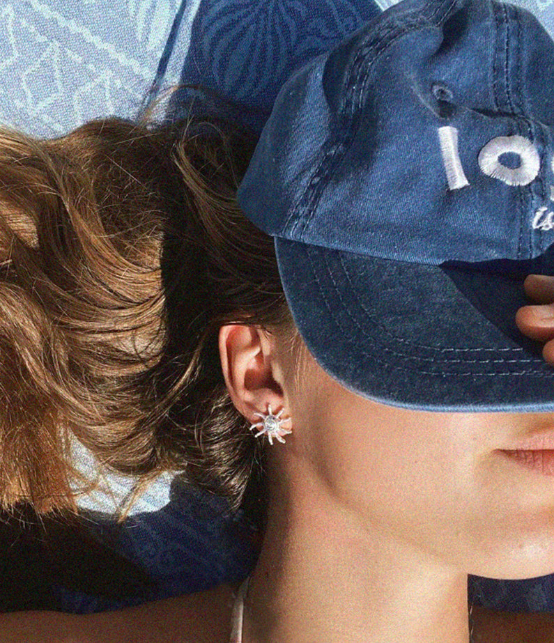 tangalooma sun stud silver earrings by briwok