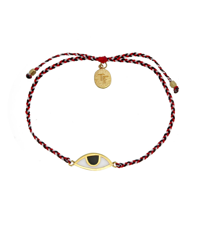 Eye Protection Bracelet - Tridatu + Black Eye Gold By Tiger Frame
