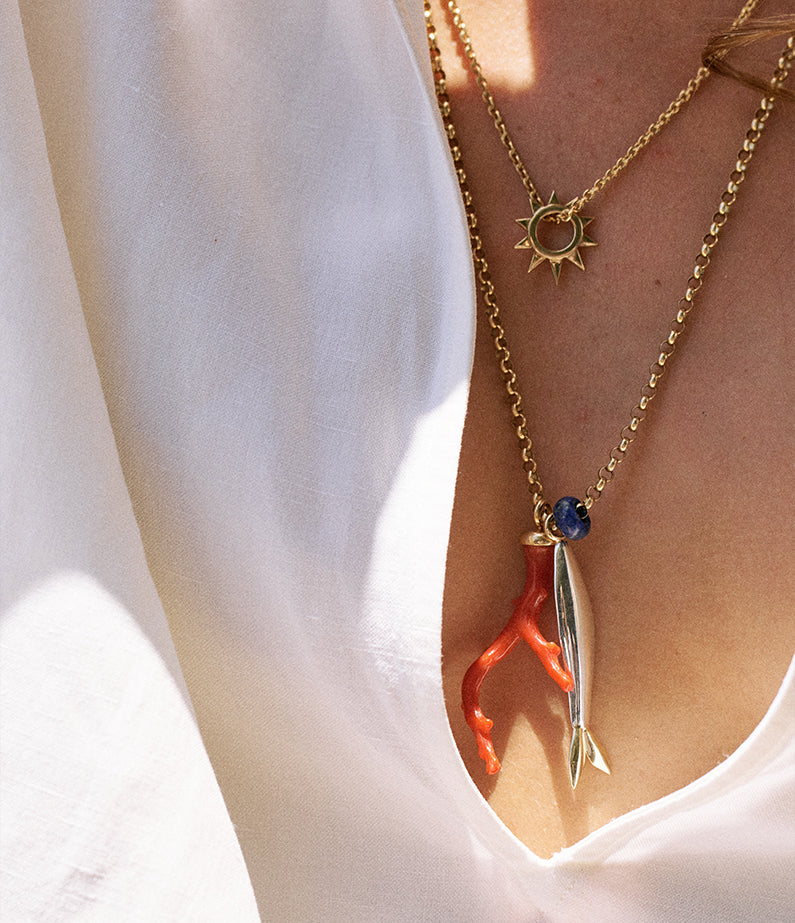 TRØVE Monika Ruggerino x hencla Pesce Charm