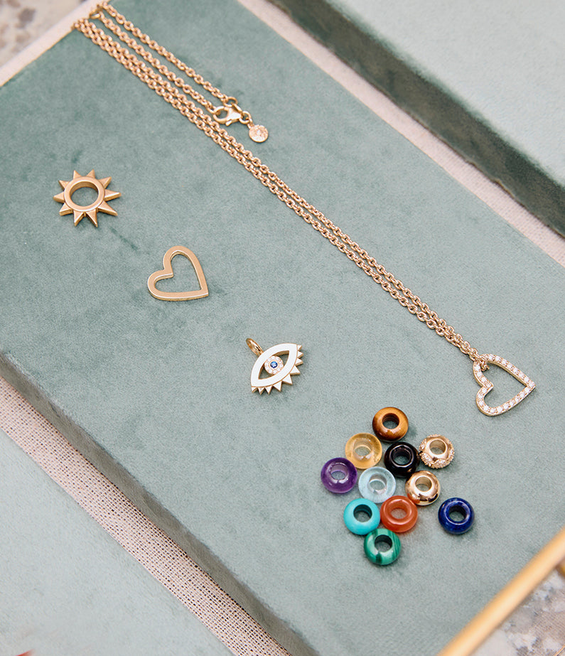 TRØVE Monika Ruggerino x hencla Diamond Set Heart Charm