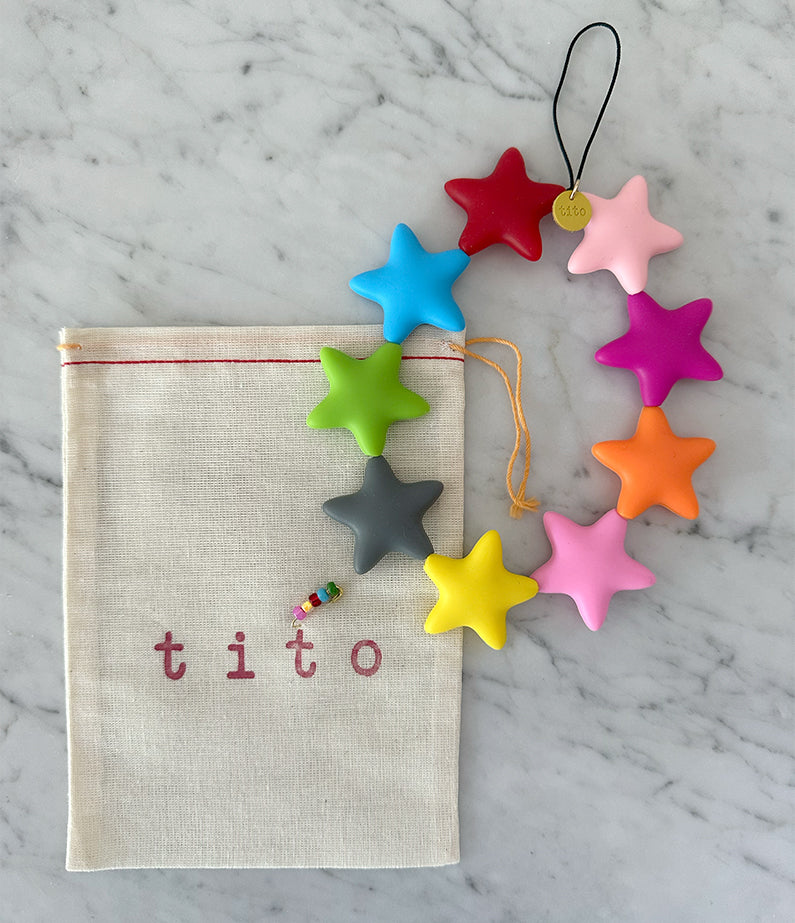 superstar phone/bag strap by tito - 22cm multicolour