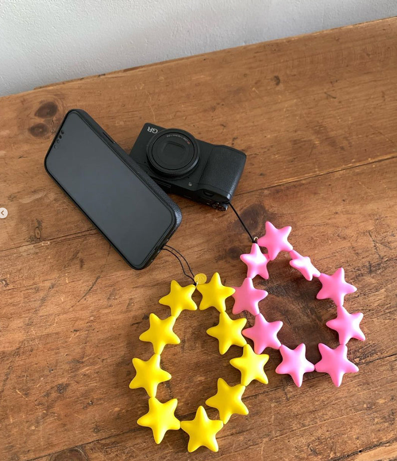 superstar phone/bag strap by tito - 22cm yellow