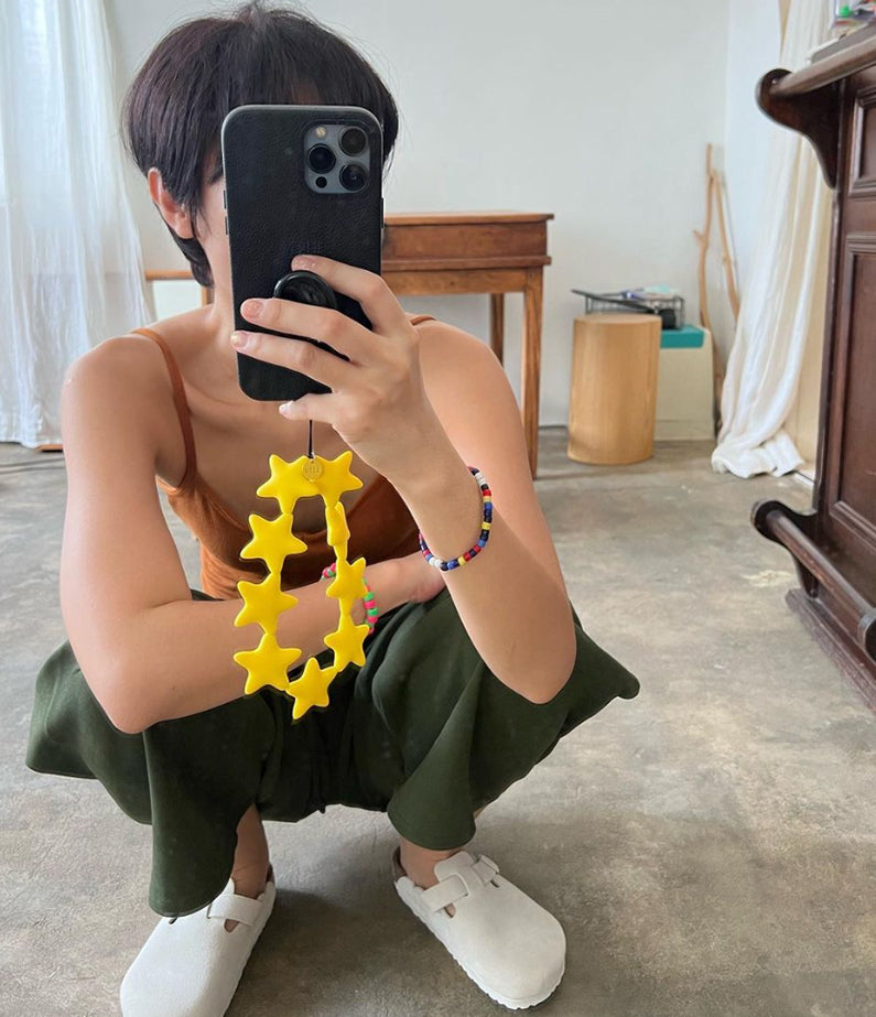 superstar phone/bag strap by tito - 22cm yellow