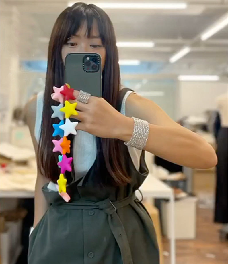 superstar phone/bag strap by tito - 28cm multicolour