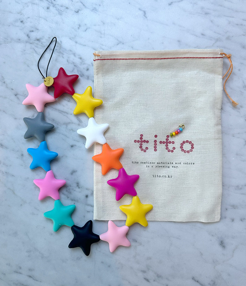 superstar phone/bag strap by tito - 28cm multicolour