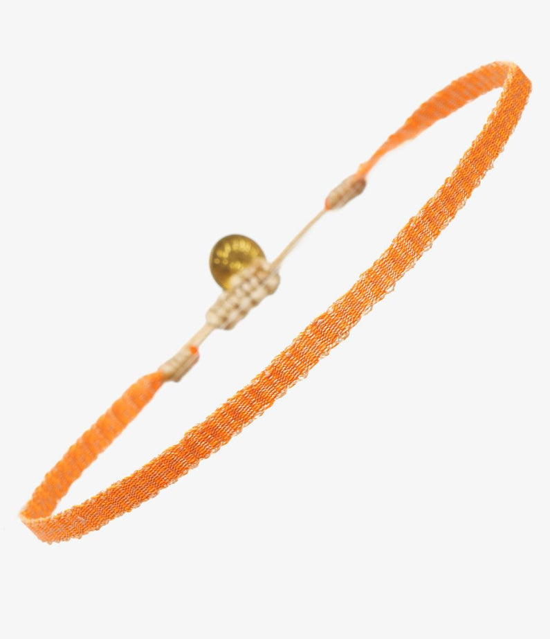 Guanabana Anklet Bracelet - Neon Orange