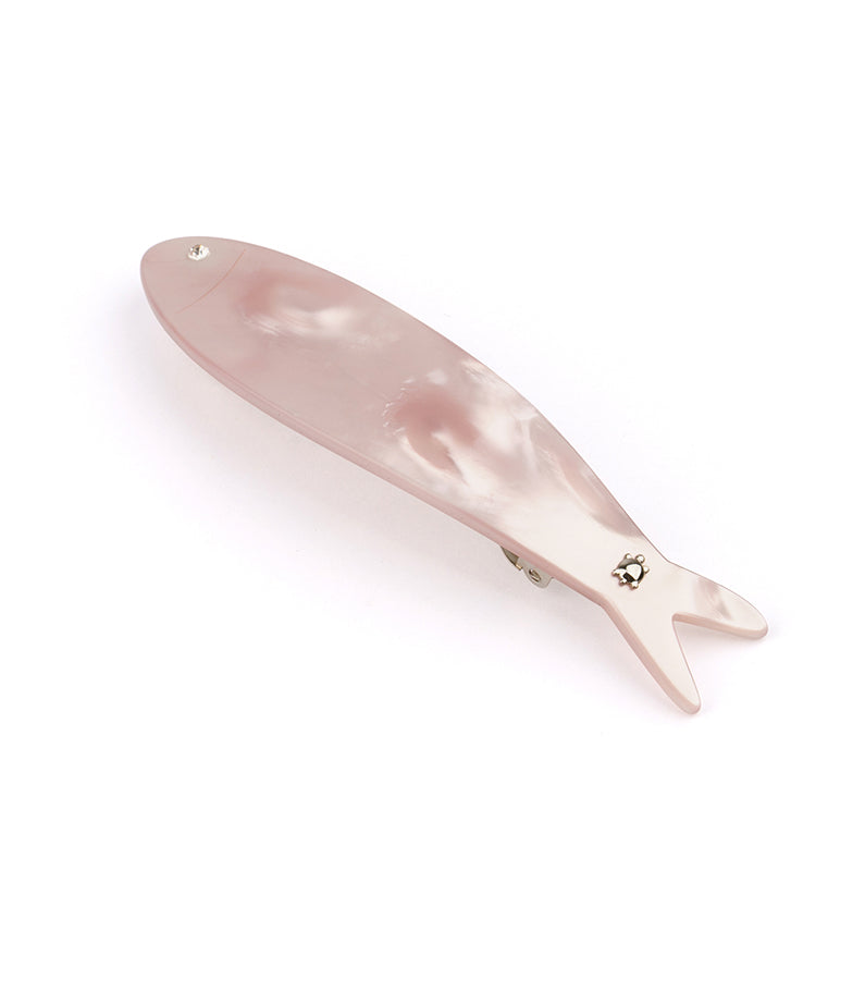 Turtle Story Herring Barrette - Pink