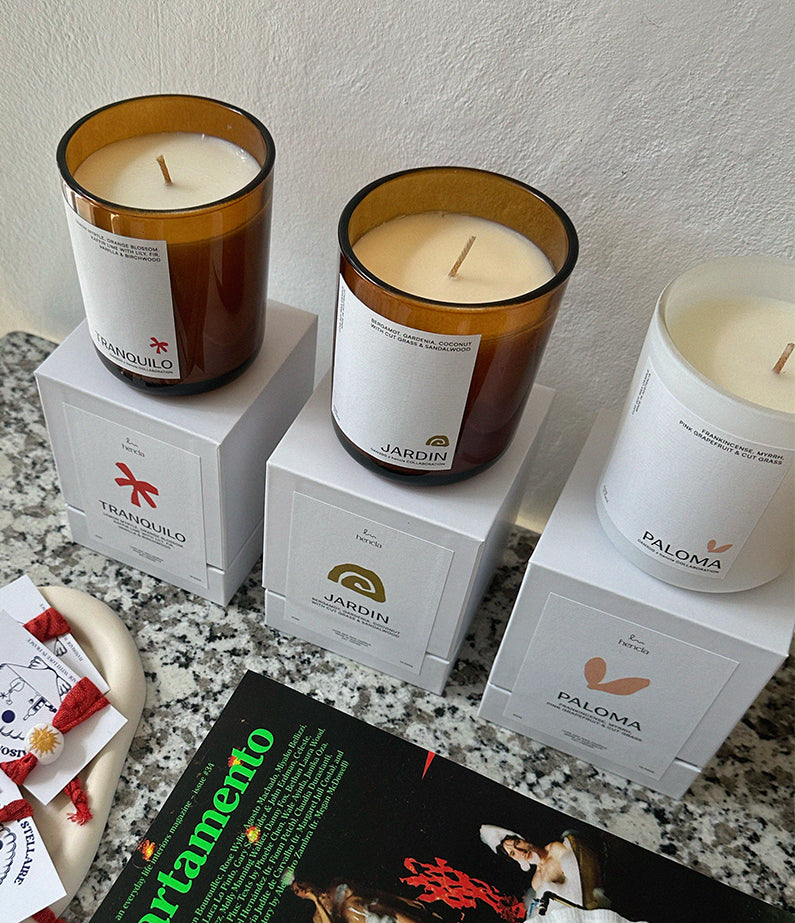 JARDIN hencla x Dan300 luxe soy wax candle