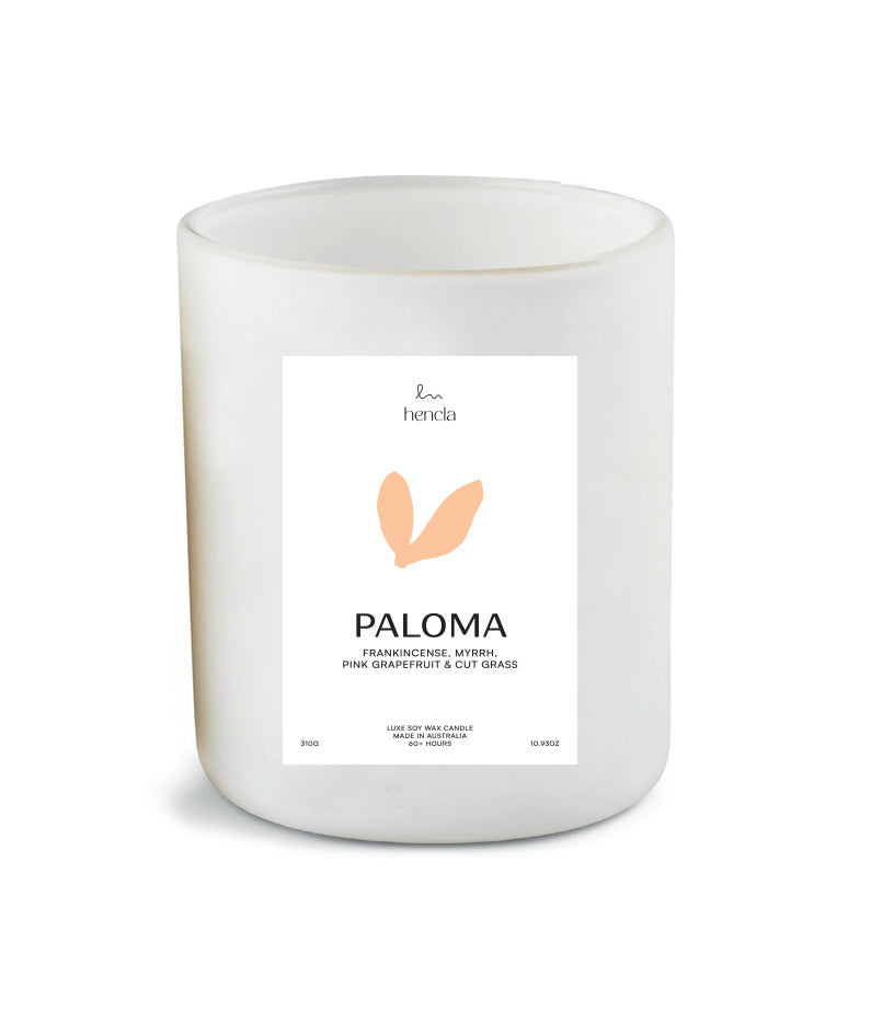 PALOMA hencla x Dan300 luxe soy wax candle