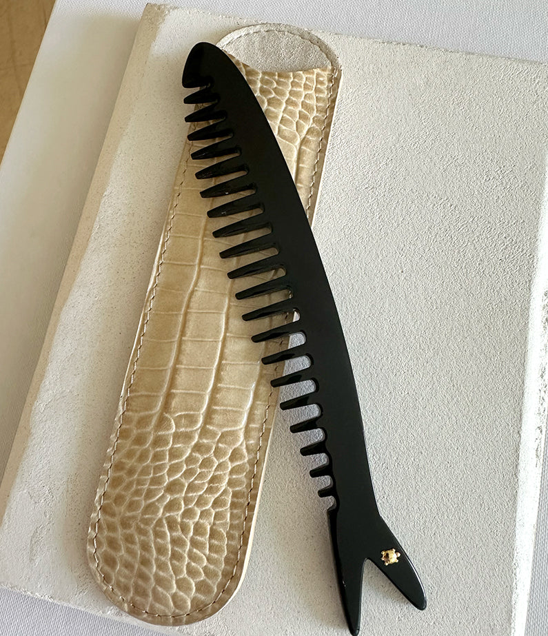 Turtle Story Sardine Comb - Black