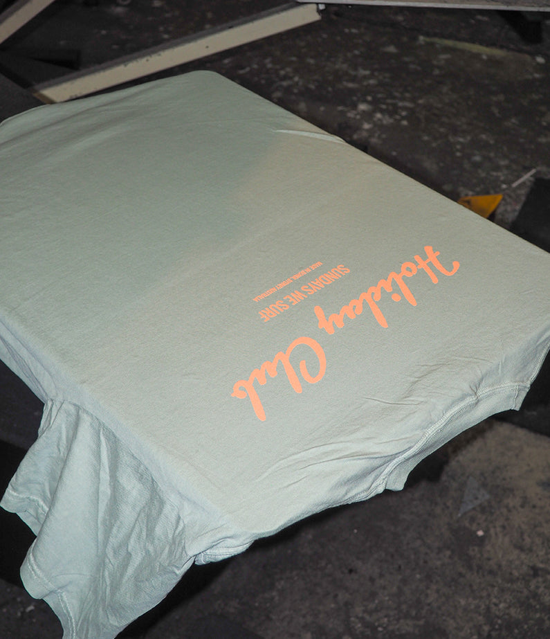 Holiday Club by hencla t-shirt - Sage