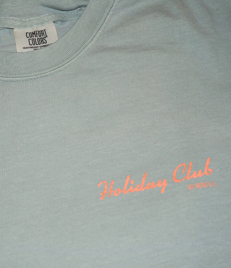 Holiday Club by hencla t-shirt - Sage
