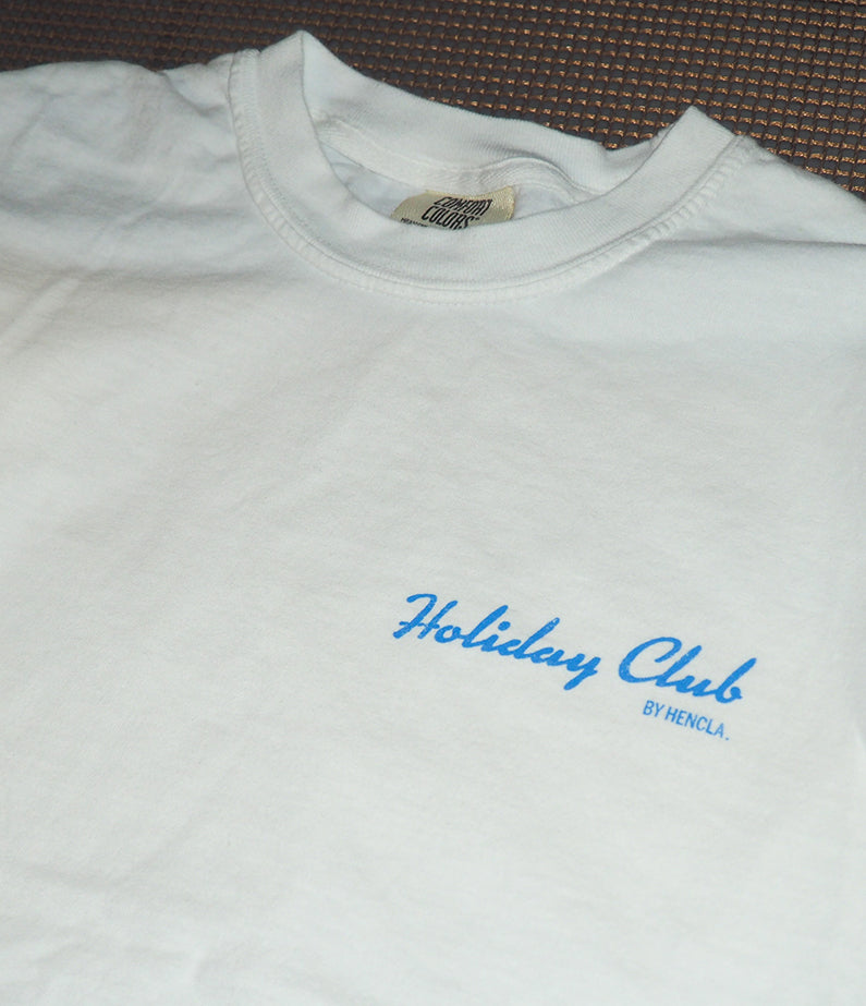 Holiday Club by hencla t-shirt - White