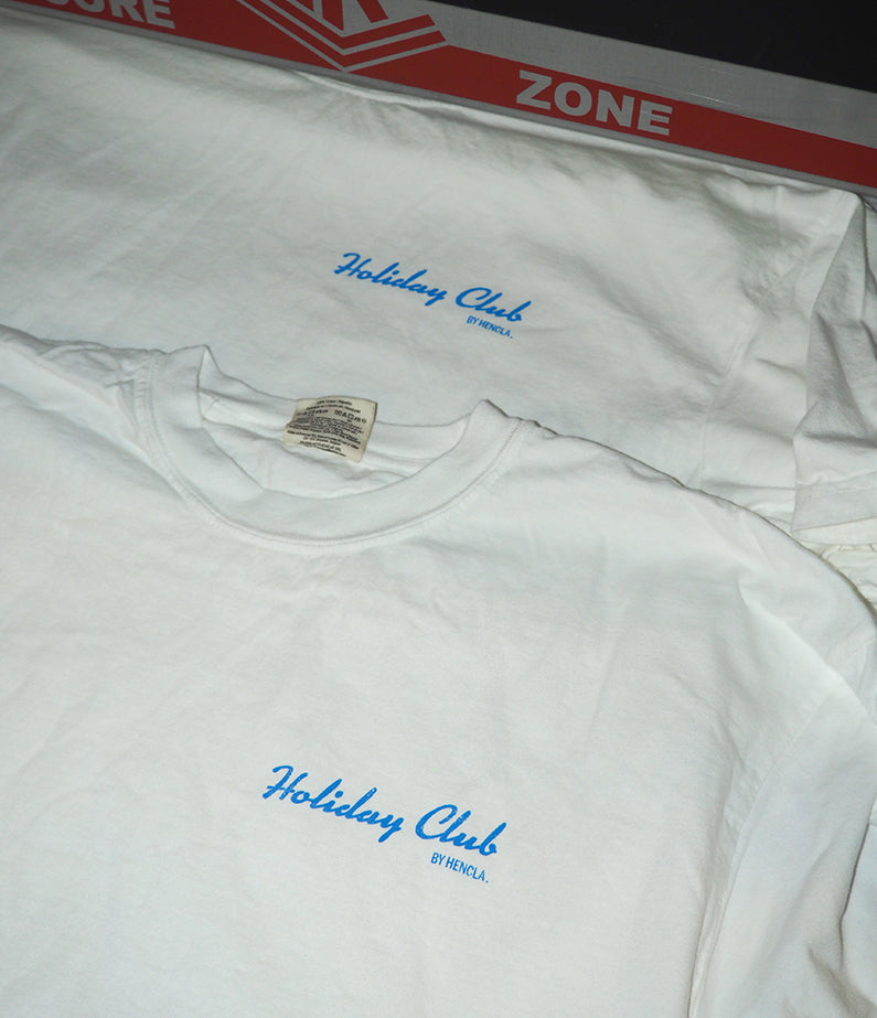 Holiday Club by hencla t-shirt - White