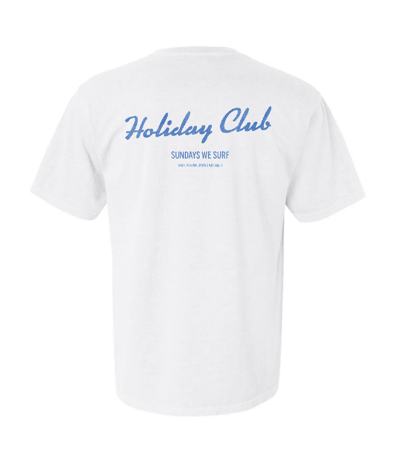 Holiday Club by hencla t-shirt - White