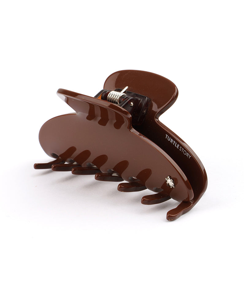 Turtle Story Iconic Hair Medium Jaw - Chocolate