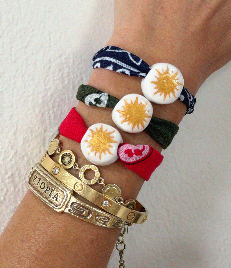 Endless Summer Bracelet by Maison Stellaire - Rouge