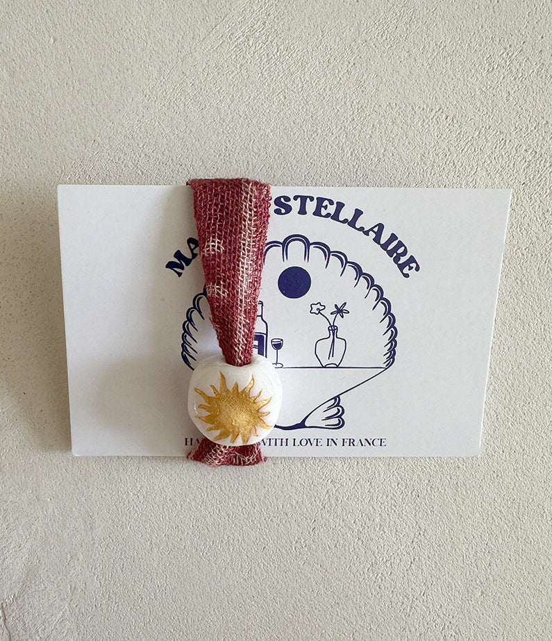 endless summer bracelet by maison stellaire - rouge