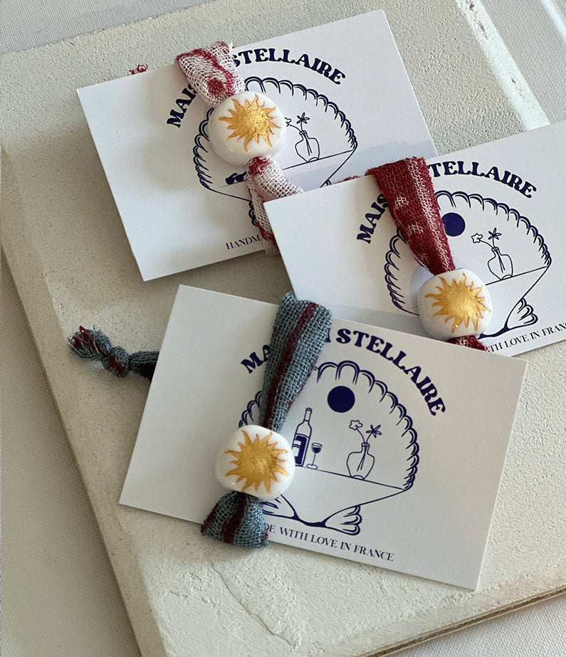 endless summer bracelet by maison stellaire - blanc