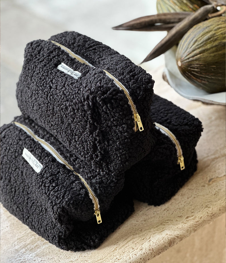 maison stellaire teddy pouch - black