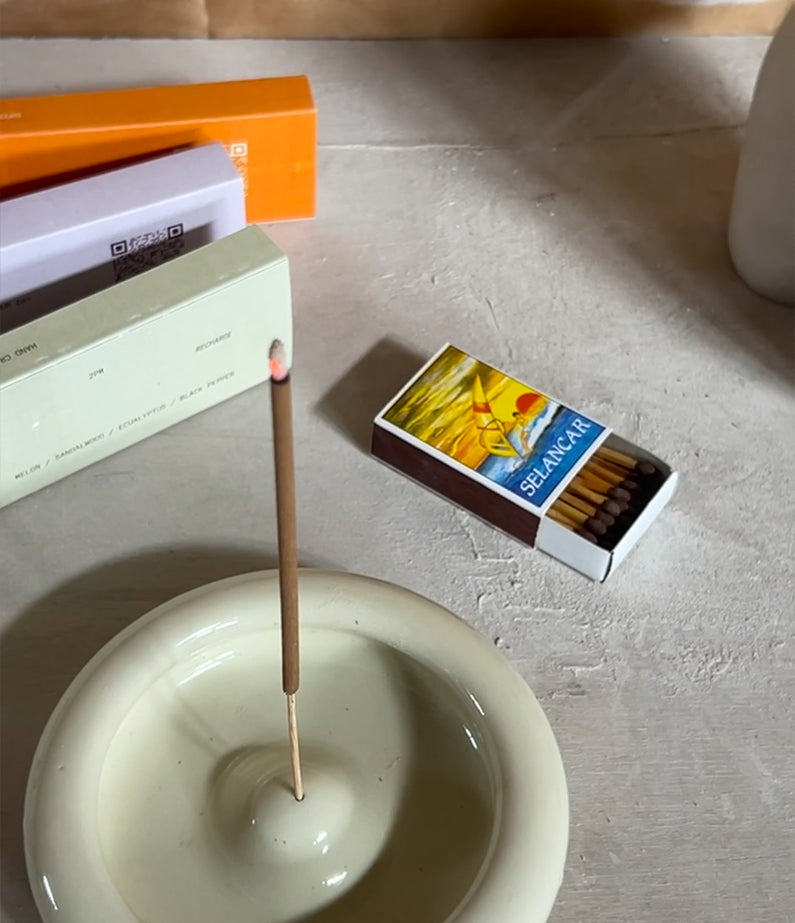 Riak Ceramic In Time Incense Holder